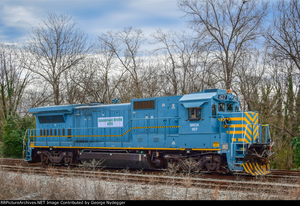U.S. DOE: SROX 107 B40-8 sitting on the exchange track